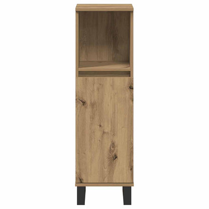 vidaXL Badschrank Artisan-Eiche 30x30x100 cm Holzwerkstoff