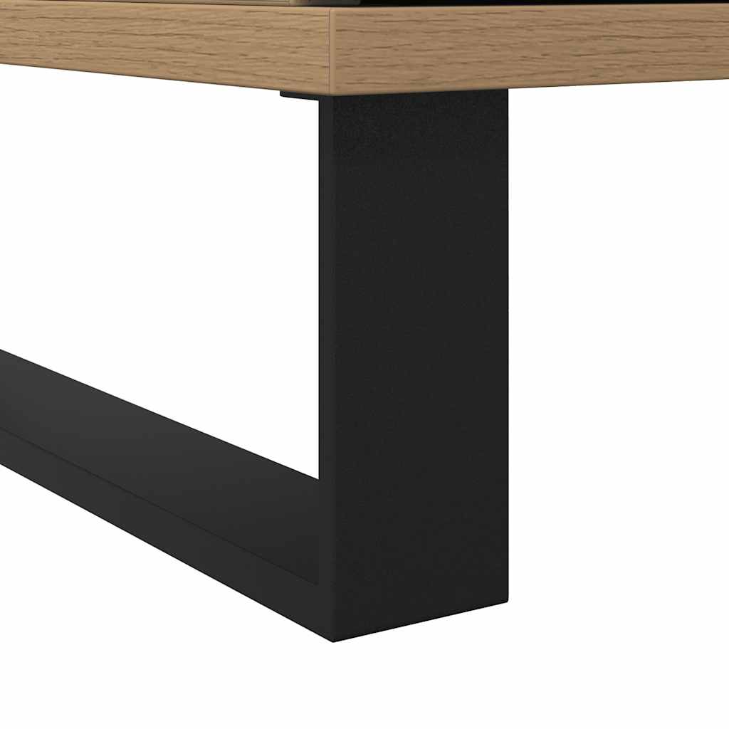 vidaXL Badschrank Artisan-Eiche 30x30x100 cm Holzwerkstoff