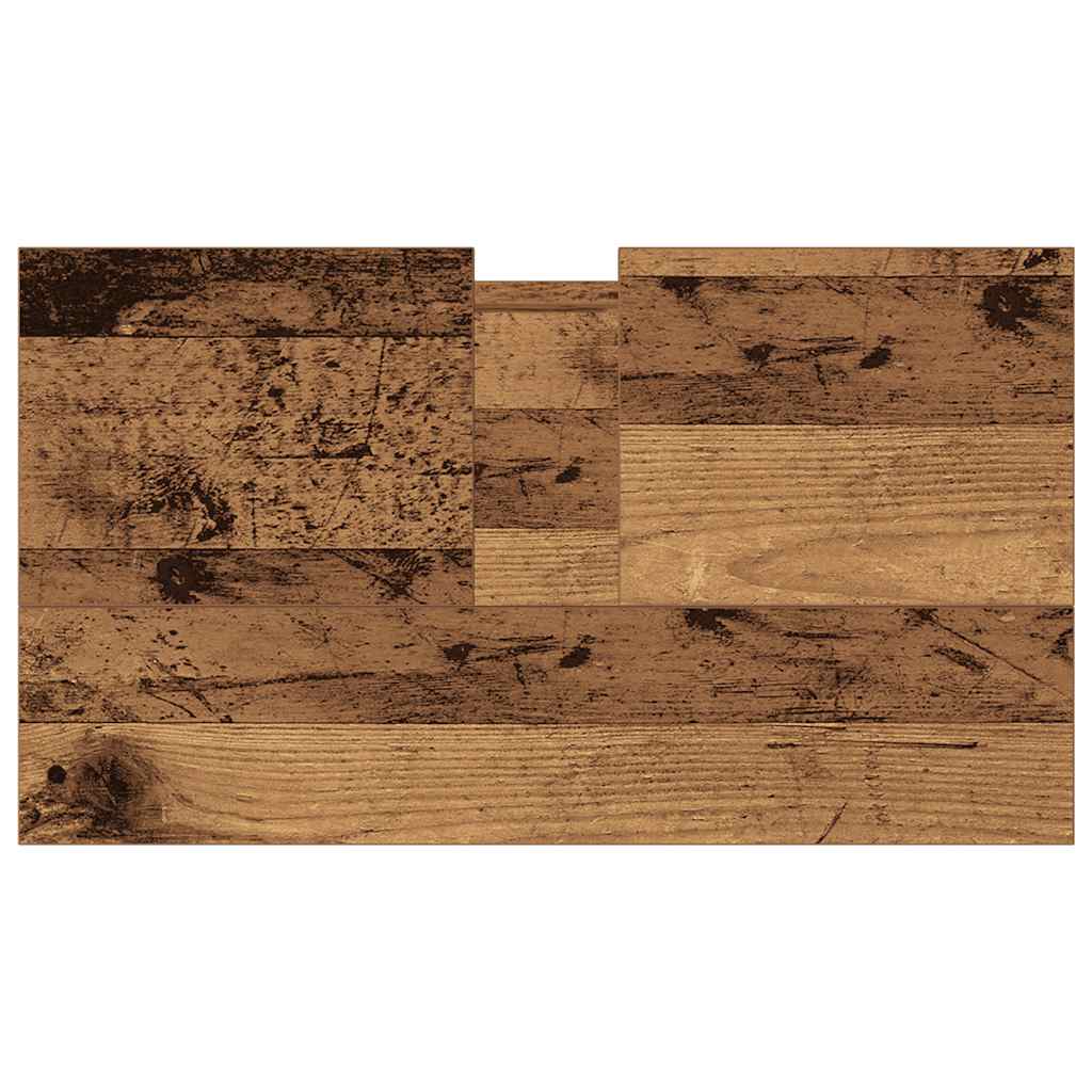 vidaXL Meuble de salle de bain aspect bois de récupération 58x33x60 cm bois d'ingénierie