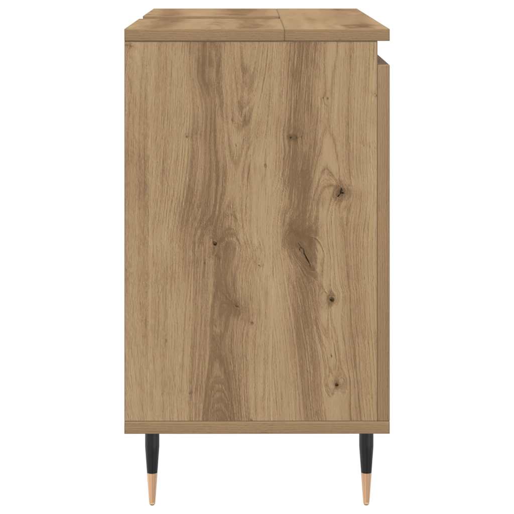 Badschrank Artisan-Eiche 58x33x60 cm Holzwerkstoff