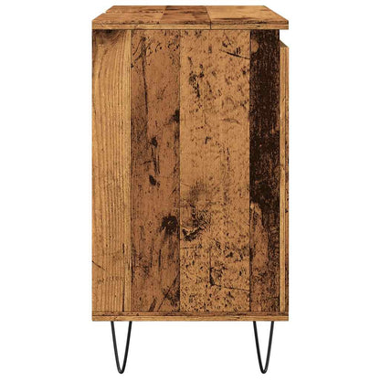 vidaXL Meuble de salle de bain aspect bois de récupération 58x33x60 cm Bois d'ingénierie