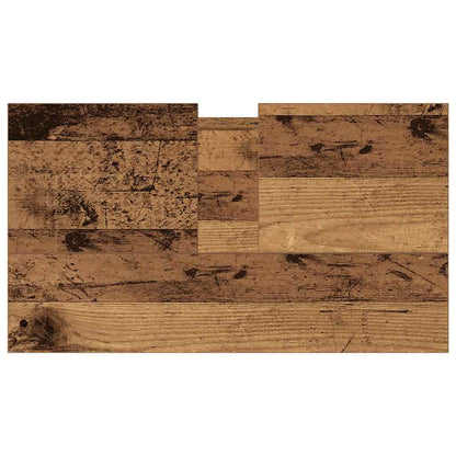 vidaXL Meuble de salle de bain aspect bois de récupération 58x33x60 cm Bois d'ingénierie