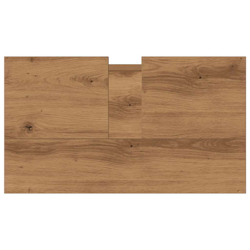 vidaXL Badschrank Artisan-Eiche 58x33x60 cm Holzwerkstoff