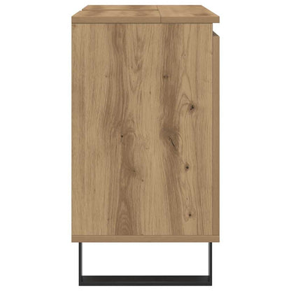 vidaXL Meuble de salle de bain chêne artisan 58x33x60 cm Bois d'ingénierie