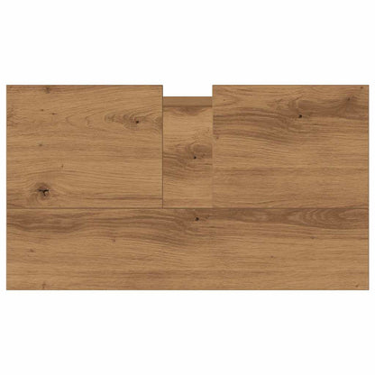 vidaXL Meuble de salle de bain chêne artisan 58x33x60 cm Bois d'ingénierie