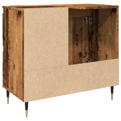 vidaXL Meuble de salle de bain aspect bois de récupération 65x33x60 cm bois d'ingénierie