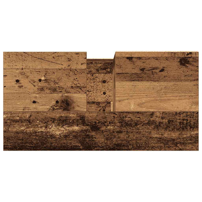 vidaXL Meuble de salle de bain aspect bois de récupération 65x33x60 cm bois d'ingénierie
