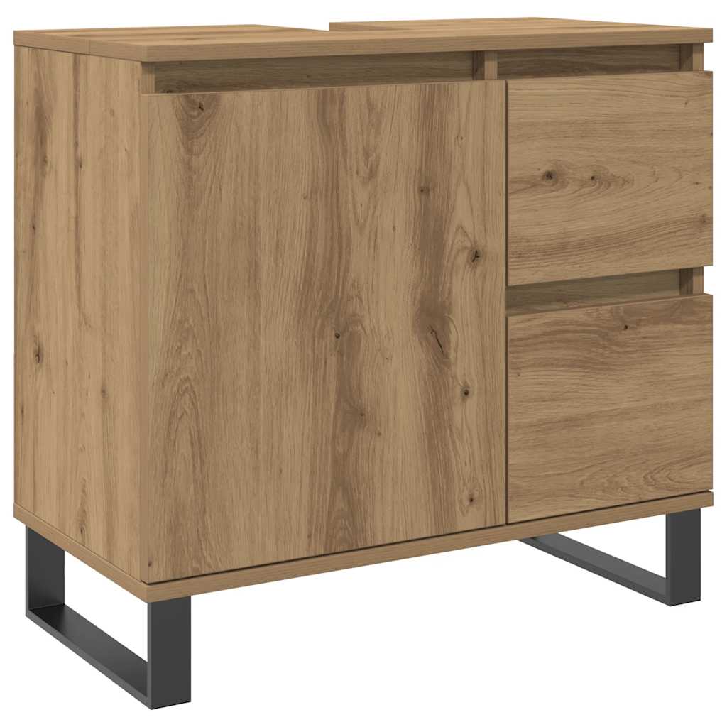 Meuble sous-vasque vidaXL chêne artisan 65x33x60 cm bois d'ingénierie