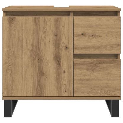Meuble sous-vasque vidaXL chêne artisan 65x33x60 cm bois d'ingénierie