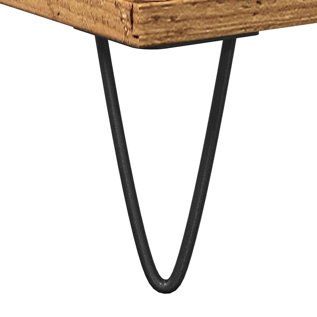 vidaXL Meuble de salle de bain aspect bois de récupération 80x33x60 cm bois d'ingénierie