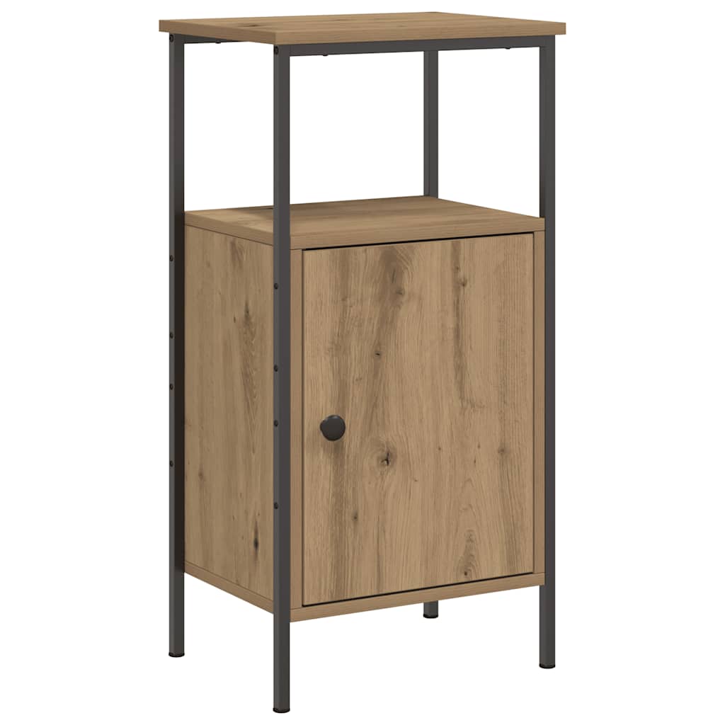 vidaXL Nachttische 2 Stk. Artisan-Eiche 41x31x80 cm Holzwerkstoff