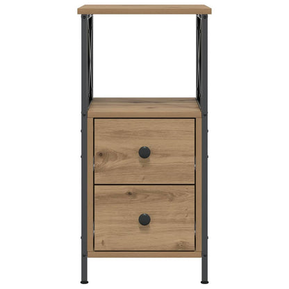vidaXL Nachttisch Artisan-Eiche 34x35,5x70 cm Holzwerkstoff