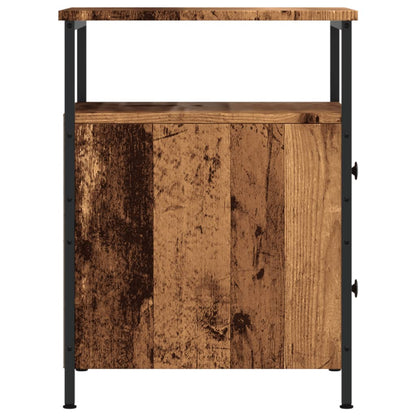vidaXL Tables de chevet 2 pcs Aspect bois de récupération 44x45x60 cm Bois d'ingénierie