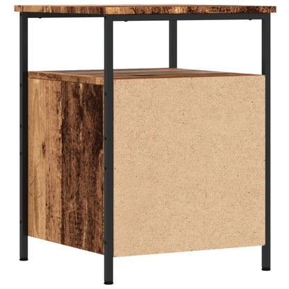 vidaXL Tables de chevet 2 pcs Aspect bois de récupération 44x45x60 cm Bois d'ingénierie