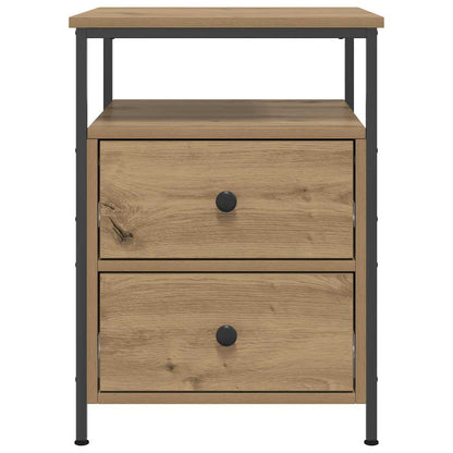 vidaXL Table de chevet Chêne Artisan 44x45x60 cm Bois d'ingénierie
