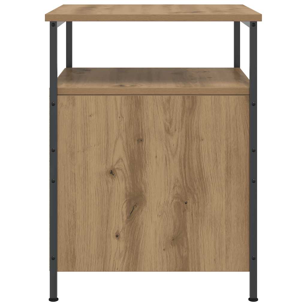 vidaXL Table de chevet Chêne Artisan 44x45x60 cm Bois d'ingénierie
