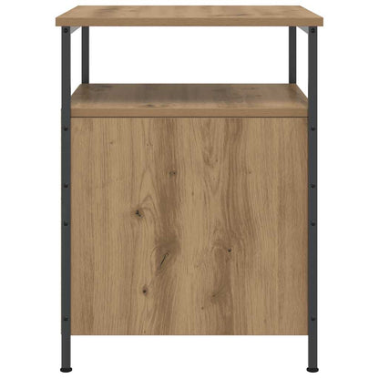 vidaXL Table de chevet Chêne Artisan 44x45x60 cm Bois d'ingénierie