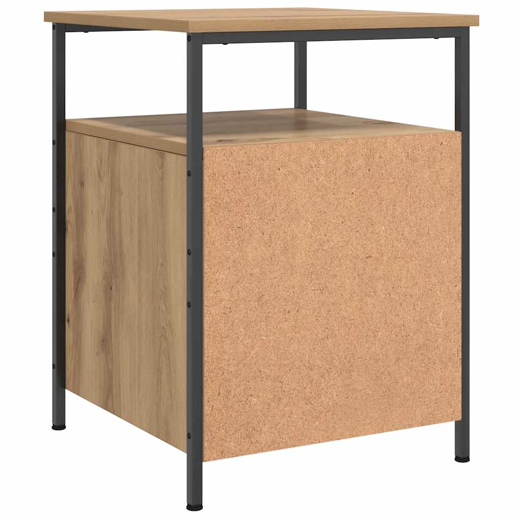 vidaXL Table de chevet Chêne Artisan 44x45x60 cm Bois d'ingénierie