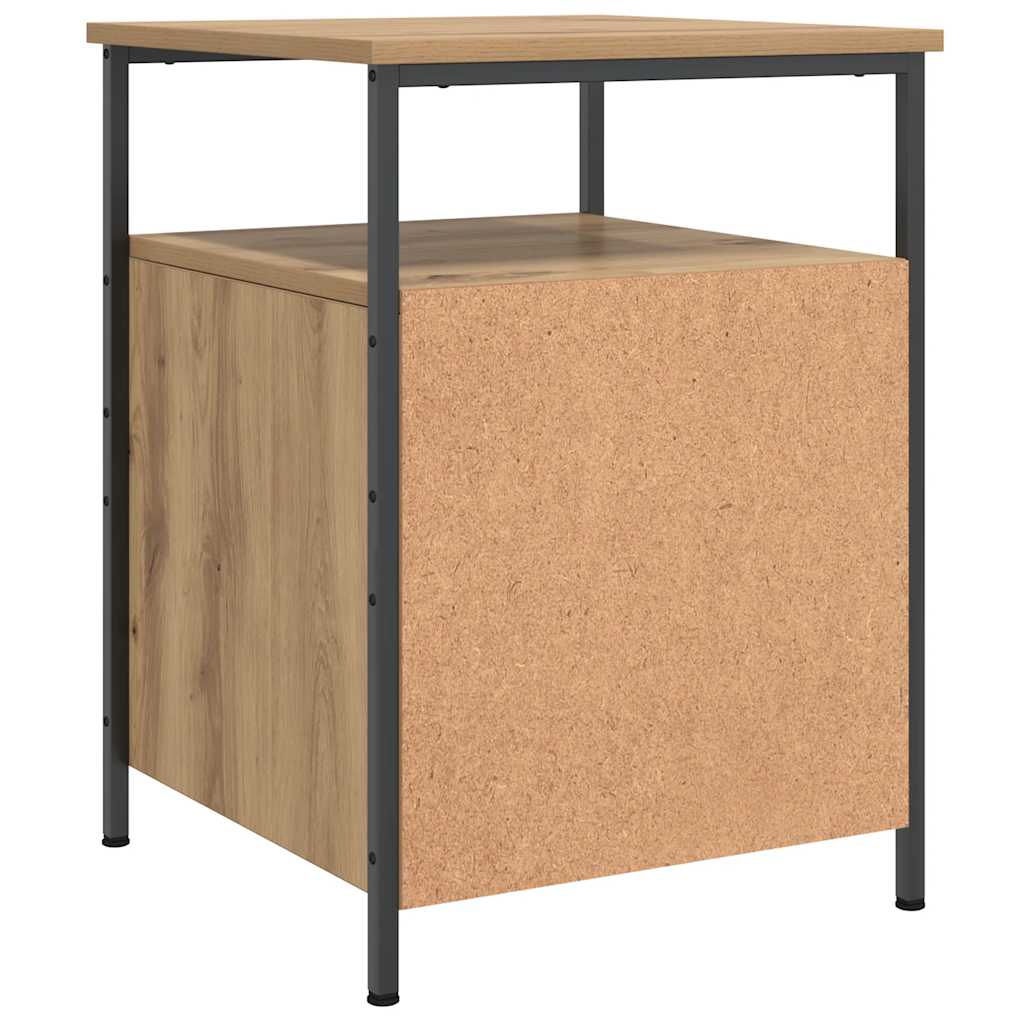 vidaXL Tables de chevet 2 pcs Chêne artisan 44x45x60 cm Bois d'ingénierie
