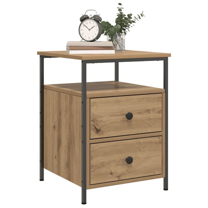 vidaXL Tables de chevet 2 pcs Chêne artisan 44x45x60 cm Bois d'ingénierie