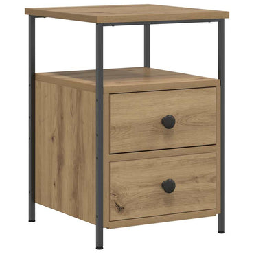vidaXL Nachttisch Artisan-Eiche 34x35,5x50 cm Holzwerkstoff