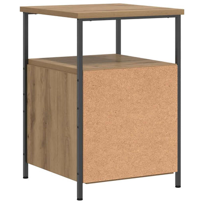 Nachttische 2 Stk. Artisan-Eiche 34x35,5x50 cm Holzwerkstoff