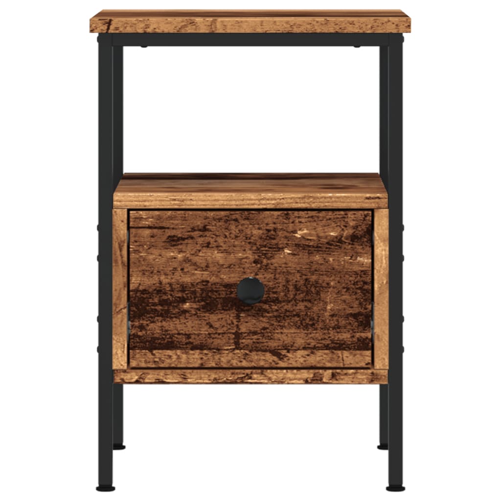 vidaXL Nachttisch Altholz-Optik 34x36x50 cm Holzwerkstoff