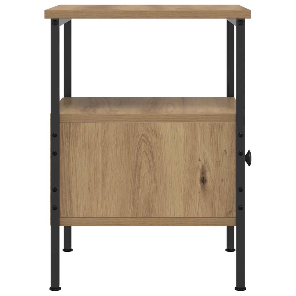 vidaXL Nachttisch Artisan-Eiche 34x36x50 cm Holzwerkstoff