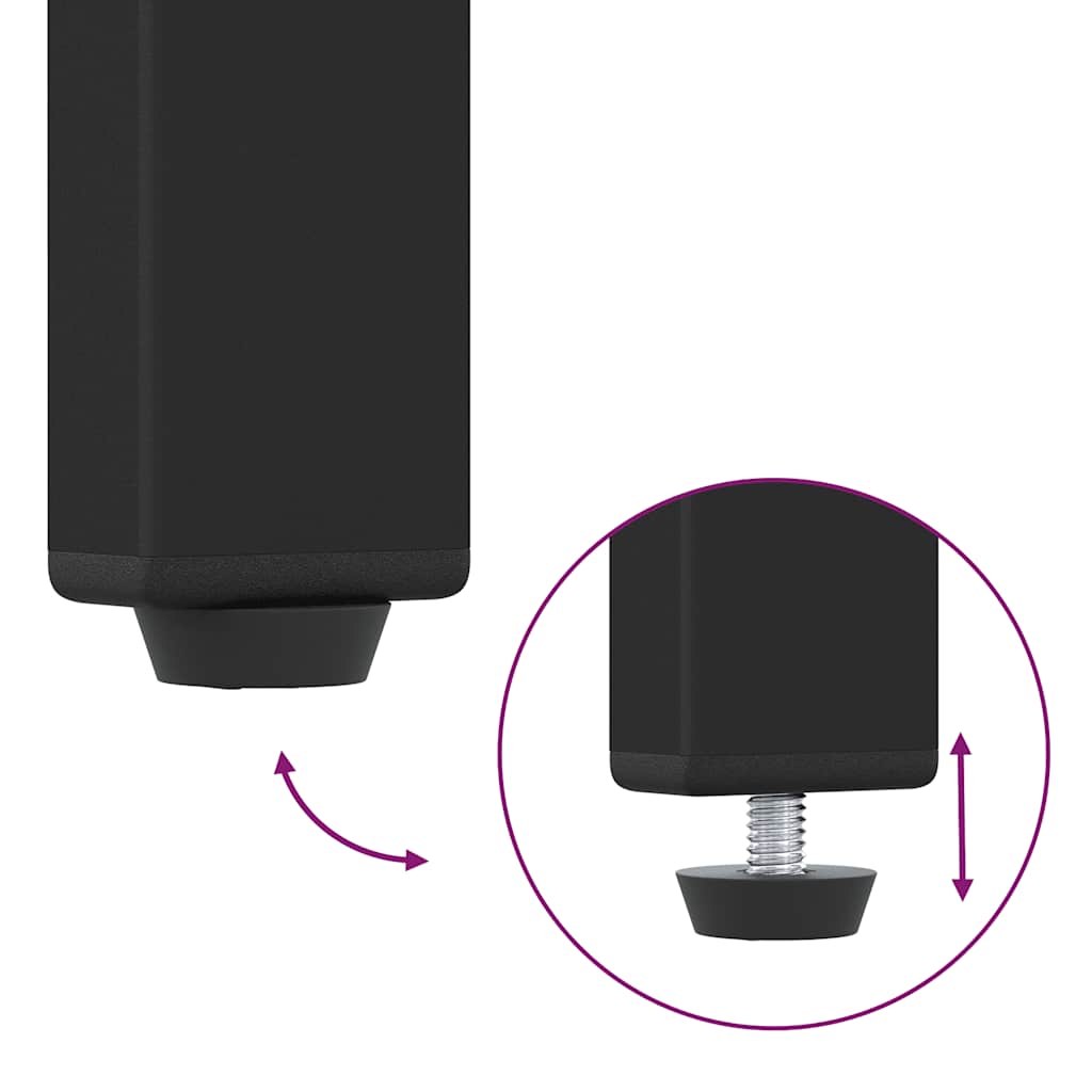Nachttische 2 Stk. Artisan-Eiche 34x36x50 cm Holzwerkstoff