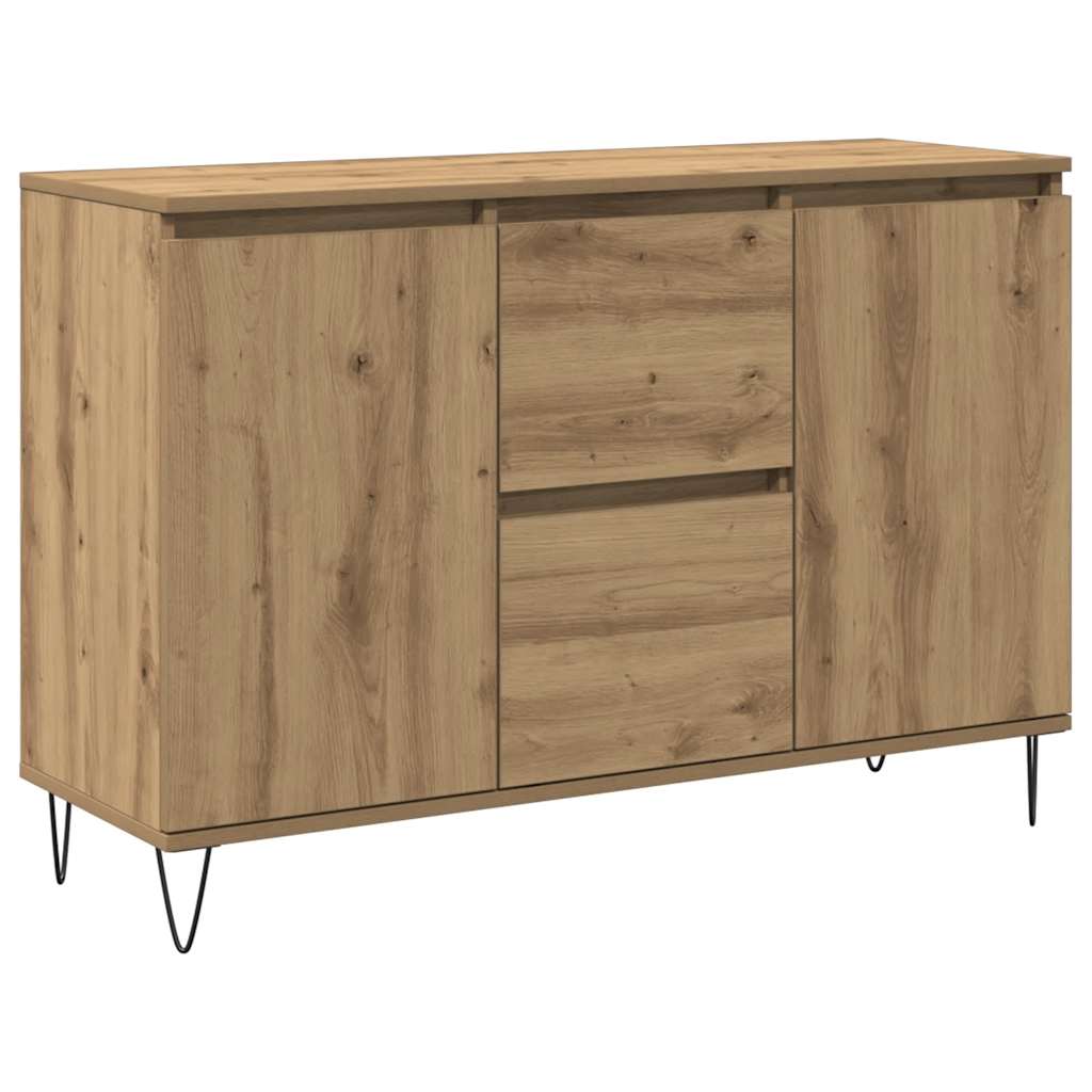 Sideboard Artisan-Eiche 101,5x35x70 cm Holzwerkstoff