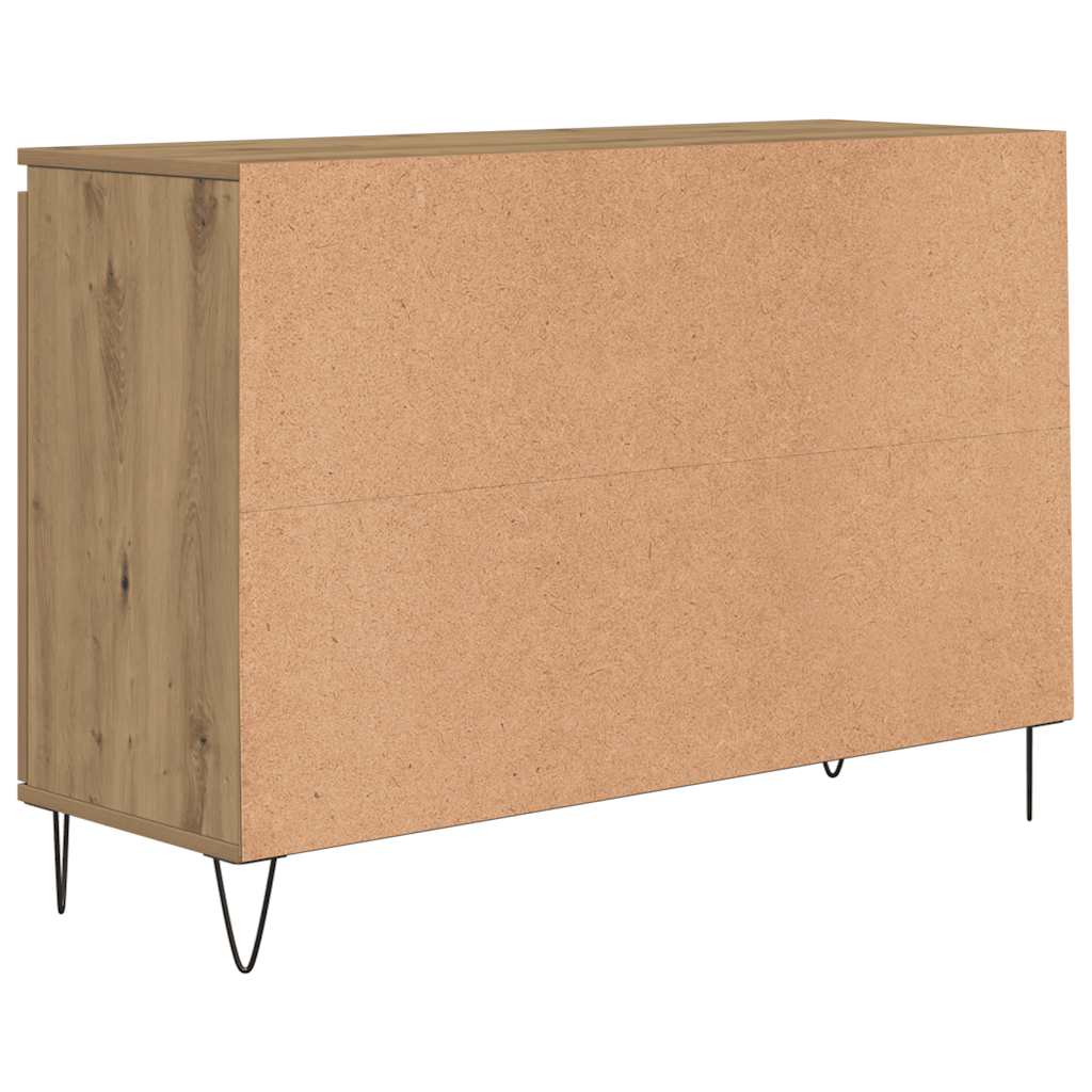 Sideboard Artisan-Eiche 101,5x35x70 cm Holzwerkstoff