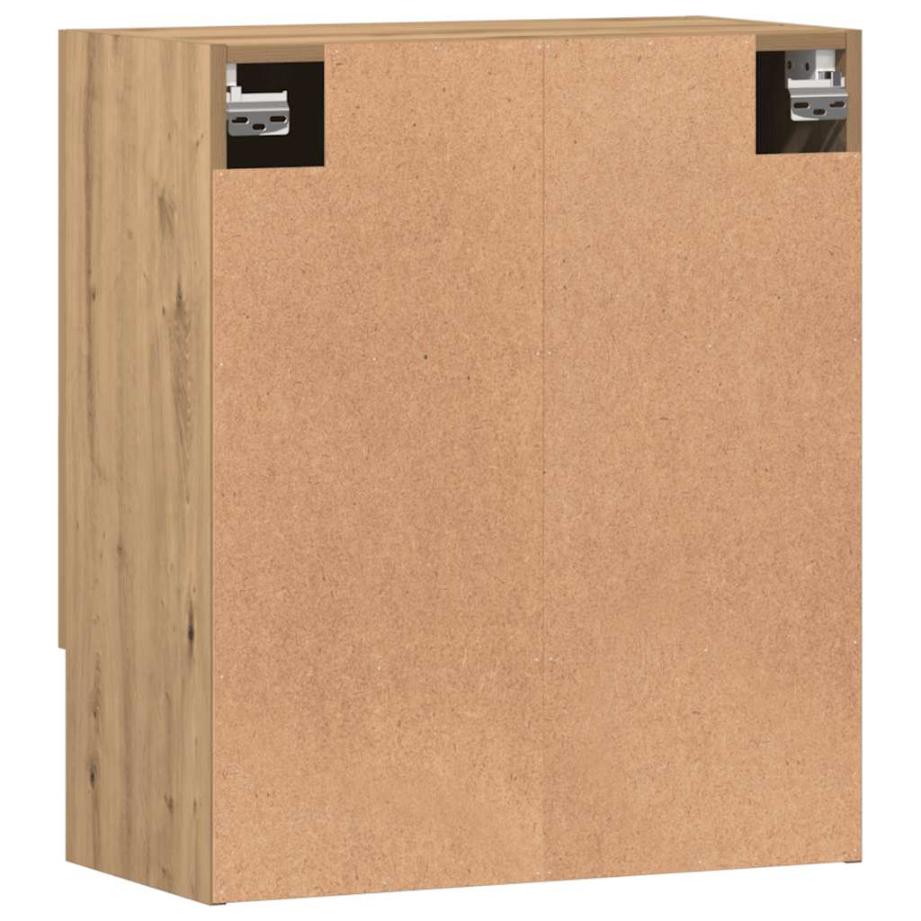 vidaXL Wandschrank Artisan-Eiche 60x31x70 cm Holzwerkstoff