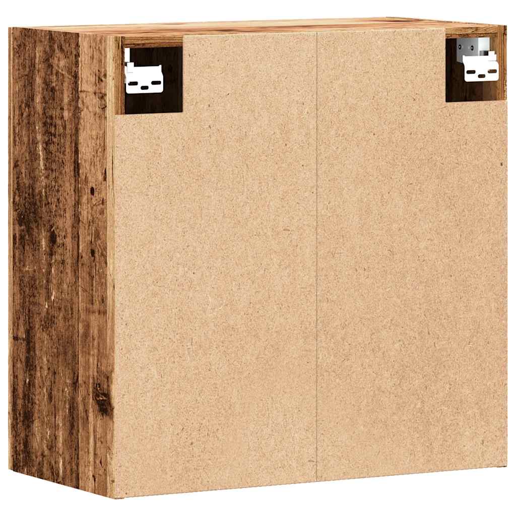 vidaXL Wandschrank Altholz-Optik 60x31x60 cm Holzwerkstoff