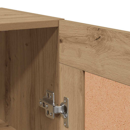 vidaXL Wandschrank Artisan-Eiche 69,5x34x90 cm Holzwerkstoff
