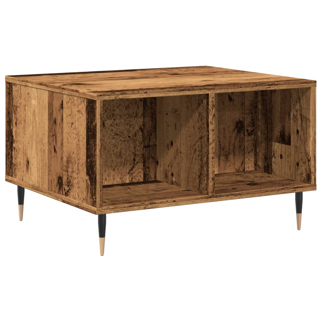 vidaXL Table basse aspect bois de récupération 60x50x36,5 cm bois d'ingénierie