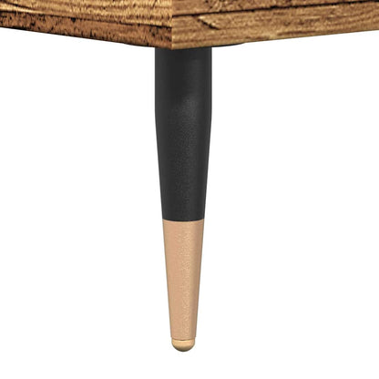 vidaXL Table basse aspect bois de récupération 60x50x36,5 cm bois d'ingénierie