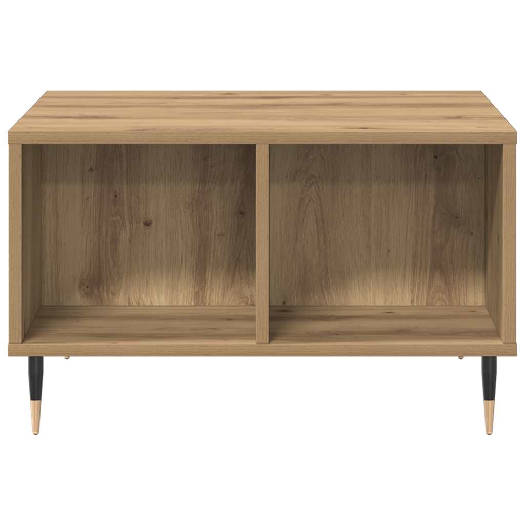 vidaXL Couchtisch Artisan-Eiche 60x50x36,5 cm Holzwerkstoff