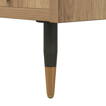 vidaXL Couchtisch Artisan-Eiche 60x50x36,5 cm Holzwerkstoff