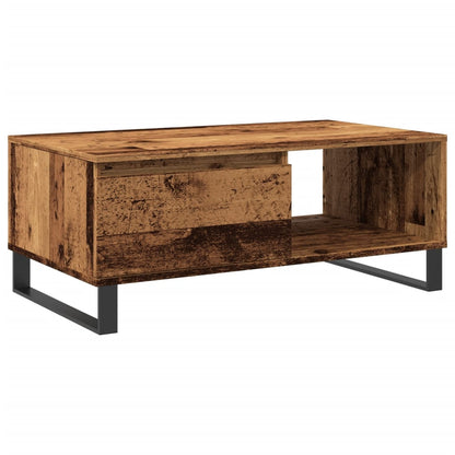 vidaXL Couchtisch Altholz-Optik 90x50x36,5 cm Holzwerkstoff