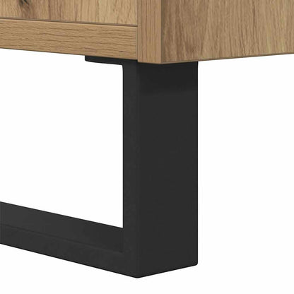 vidaXL Couchtisch Artisan-Eiche 90x50x36,5 cm Holzwerkstoff