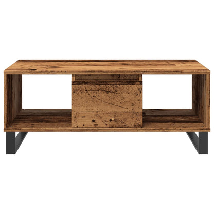 vidaXL Couchtisch Altholz-Optik 90x50x36,5 cm Holzwerkstoff
