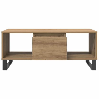 vidaXL Table basse chêne artisan 90x50x36,5 cm bois d'ingénierie