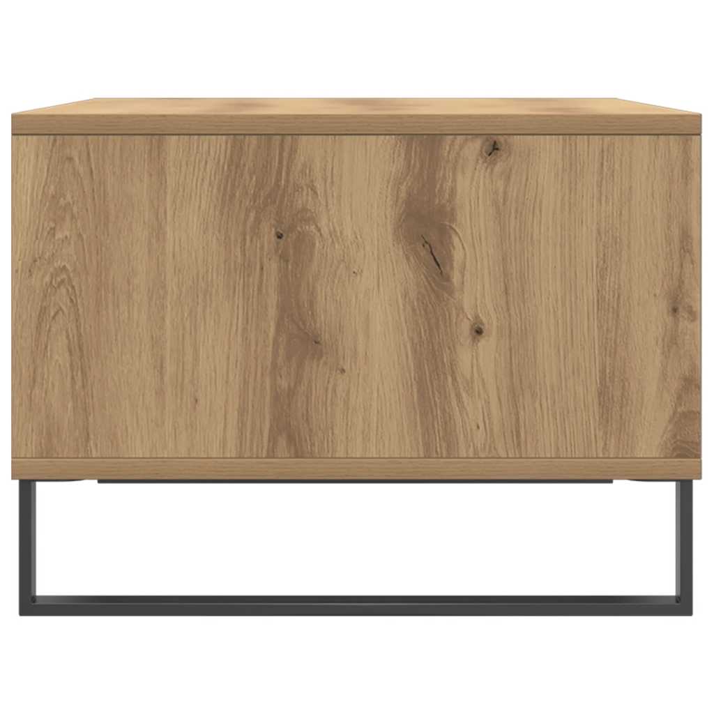 vidaXL Table basse chêne artisan 90x50x36,5 cm bois d'ingénierie