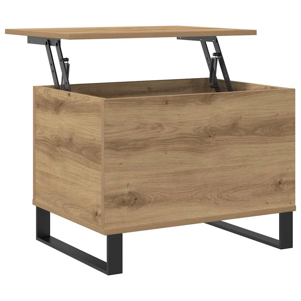 vidaXL Couchtisch Artisan-Eiche 60x44,5x45 cm Holzwerkstoff