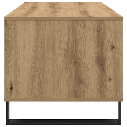 vidaXL Table basse chêne artisan 90x49x45 cm bois d'ingénierie