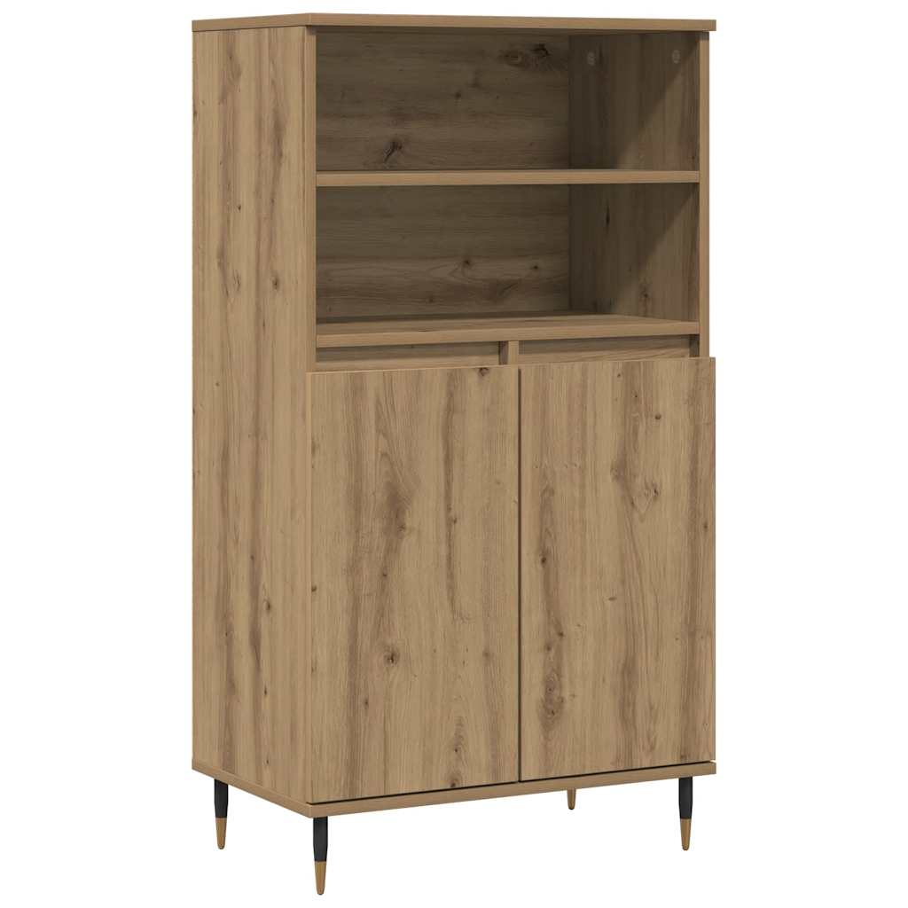 Highboard Artisan-Eiche 60x36x110 cm Holzwerkstoff
