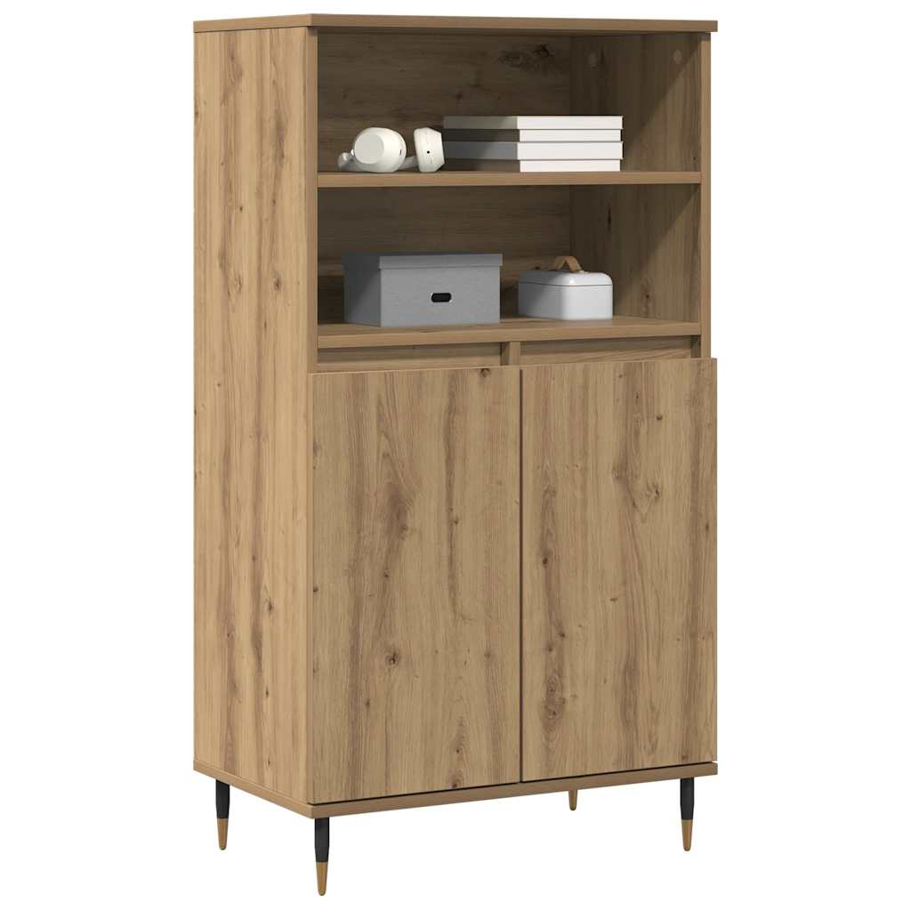 Highboard Artisan-Eiche 60x36x110 cm Holzwerkstoff