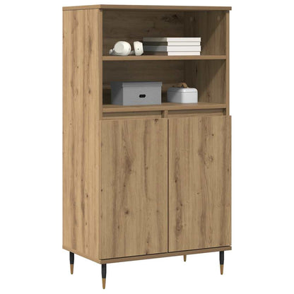 Highboard Artisan-Eiche 60x36x110 cm Holzwerkstoff