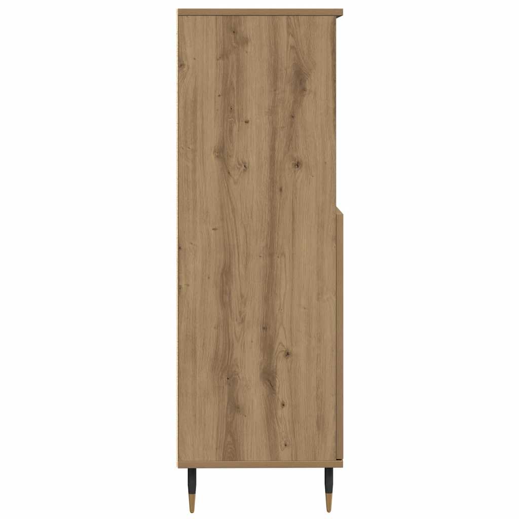 Highboard Artisan-Eiche 60x36x110 cm Holzwerkstoff