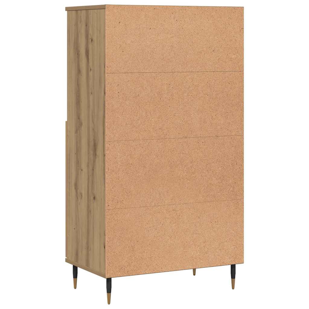 Highboard Artisan-Eiche 60x36x110 cm Holzwerkstoff